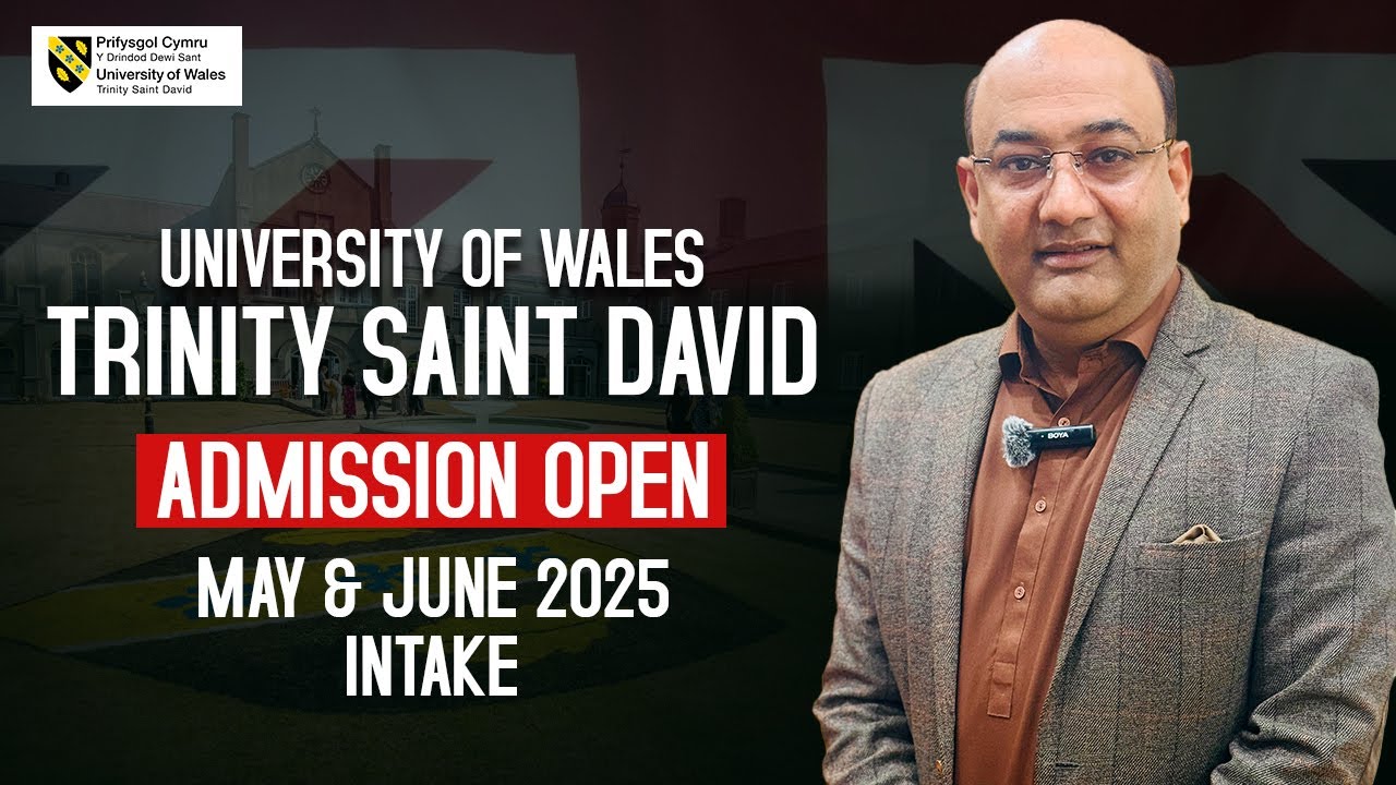 Study in UK | University of Wales Trinity Saint David | Admissions Open for May & June 2025 Intake!