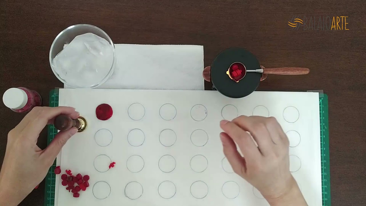PAP como fazer lacres de cera para cartas