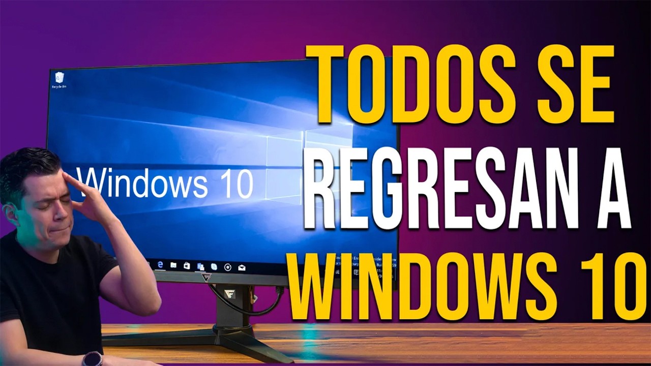 TODOS Regresan a windows 10 en 2026 ¿Qué está pasando?