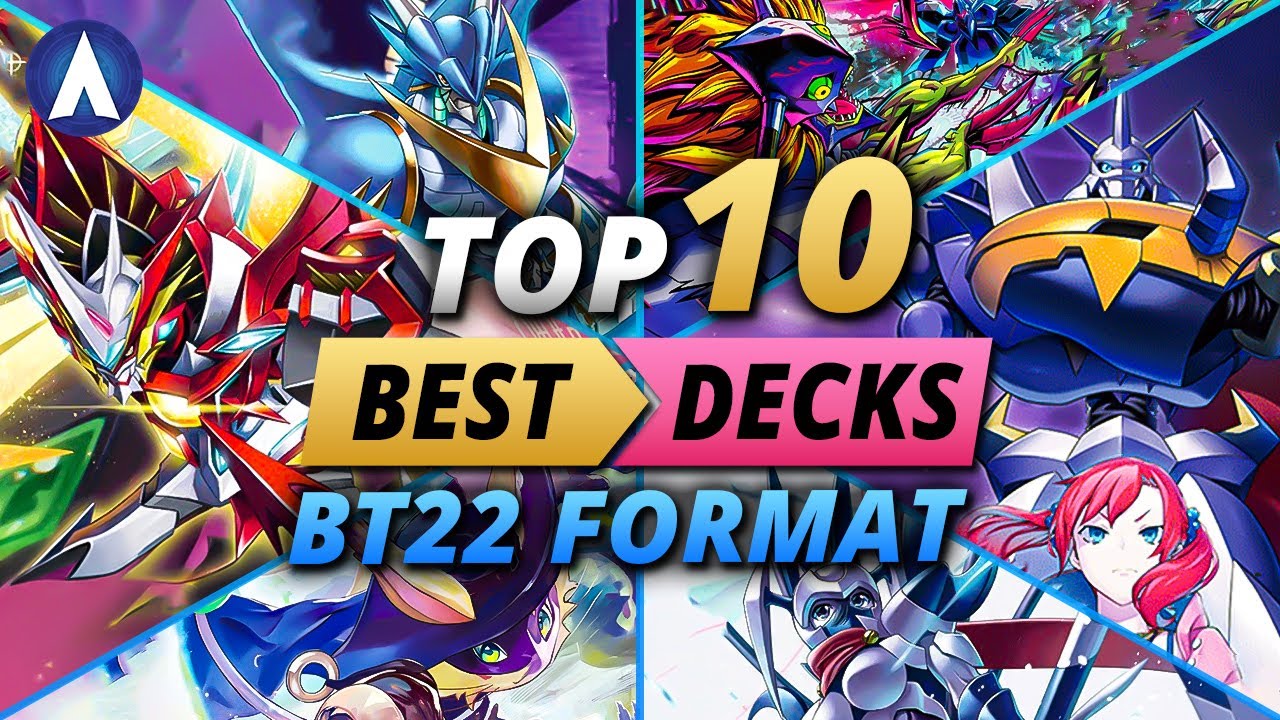 TOP 10 BEST DECKS!!! BT22 Format Post Ban List September 2025!  | Digimon Card Game & TCG
