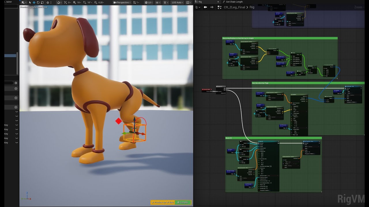 Control Rig Tutorial 008 DogLeg