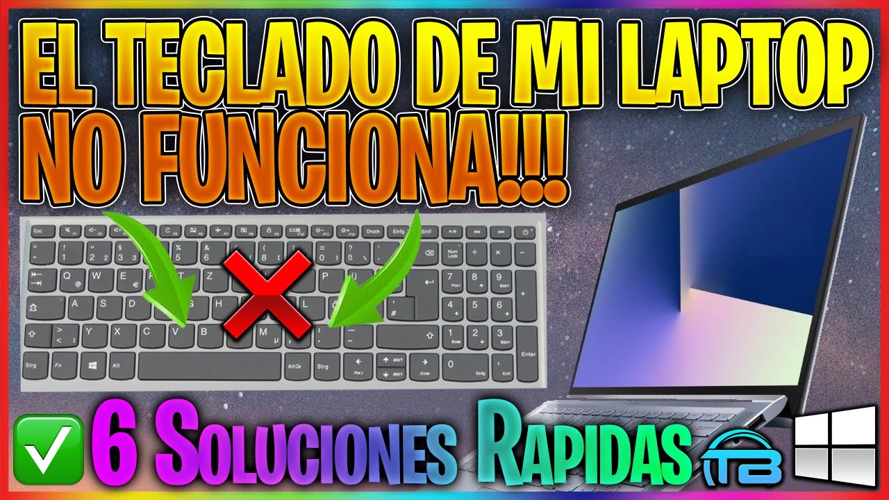 EL TECLADO de MI LAPTOP NO FUNCIONA en WINDOWS 10 (2021) ⌨️ SOLUCIÓN a Algunas Teclas no funcionan.