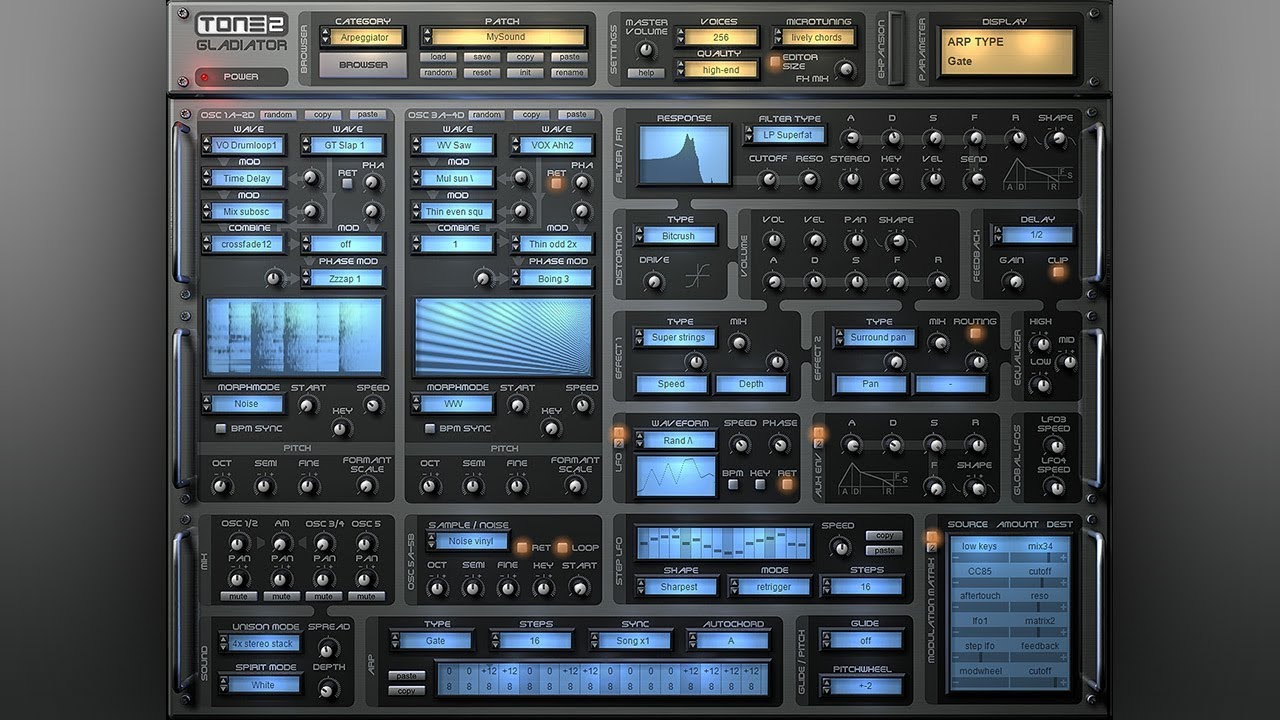 Tone2 Gladiator 3: The Synth Used by Skrillex, Hans Zimmer & Armin van Buuren