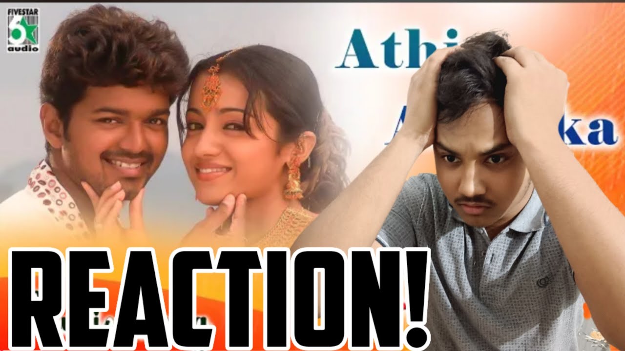 Athi Athikka Video Song Reaction 🤯 | Aathi | Thalapathy Vijay | Trisha | Vidyasagar |Sadhana Sargam|
