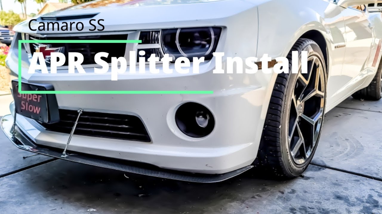 APR Carbon Splitter Install On Camaro SS