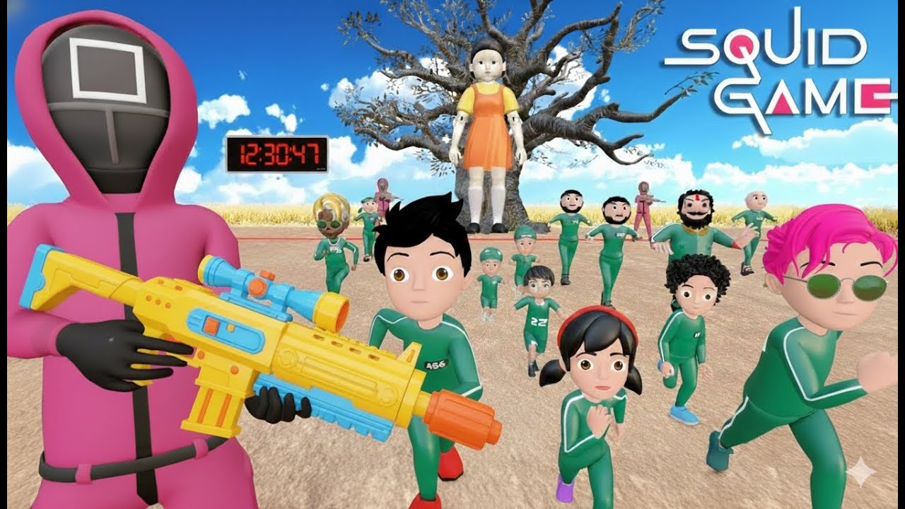 Rohan Robot Playing Squid Game | Red Light Green Light Challenge | Pagal beta | Desi Comedy Video