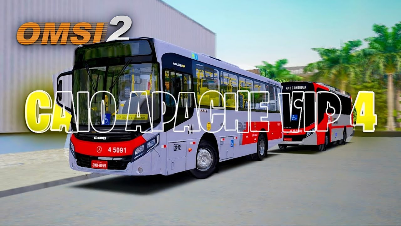 OLHA O QUE ACONTECEU NESSA LINHA!! MAPA CARRÃO CITY - CAIO APACHE VIP 4 || OMSI 2  #omsi2 #bus