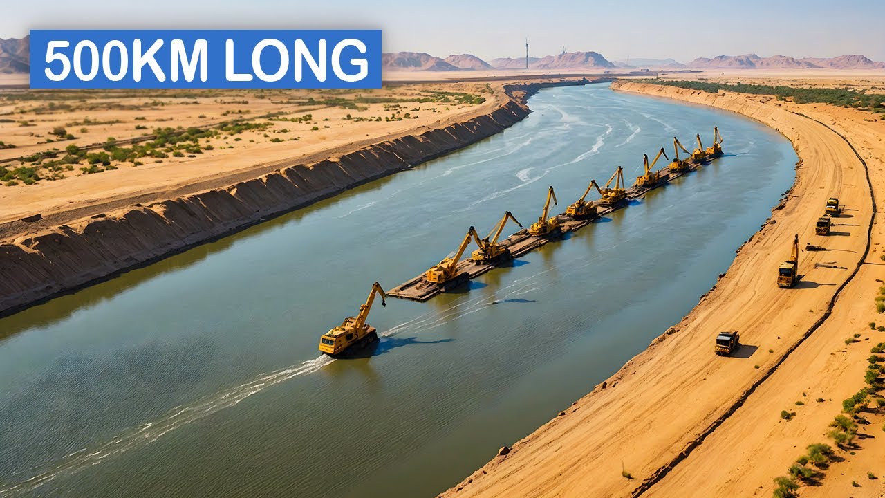 Pakistan Is Building A 500km Long Artificial River in The Desert!