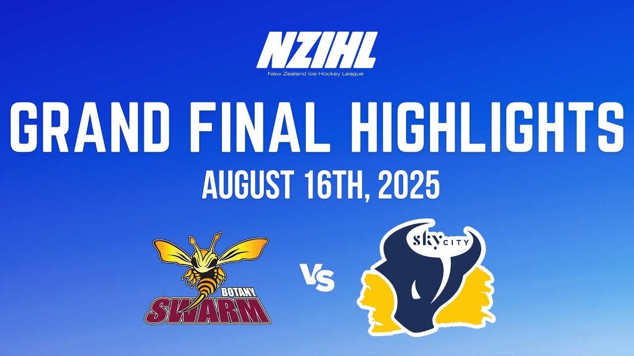 2025 Grand Final Game 1 Highlights: Botany Swarm vs. SkyCity Stampede - NZIHL 16th of August, 2025