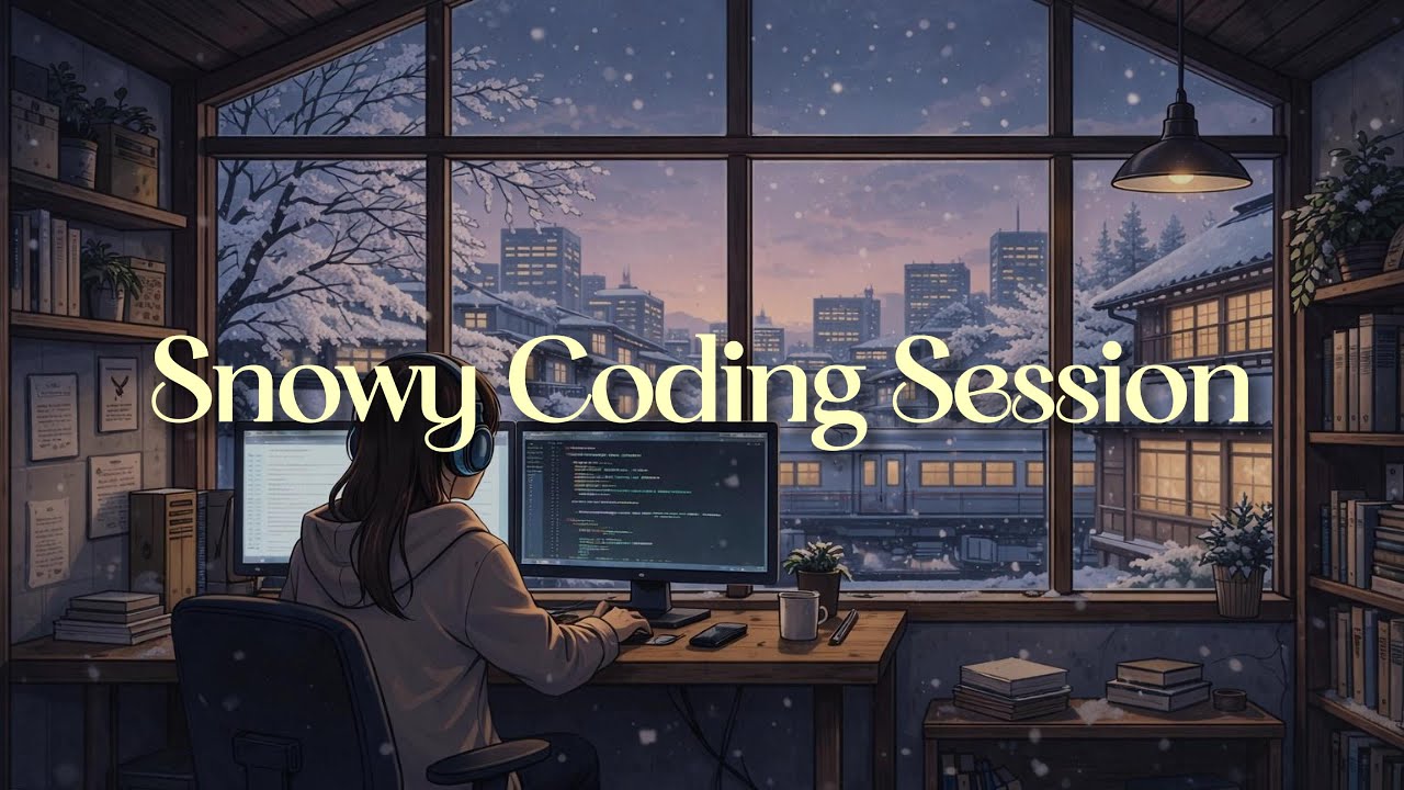 ❄️ Snowy Coding Session | Chill Focus Mix