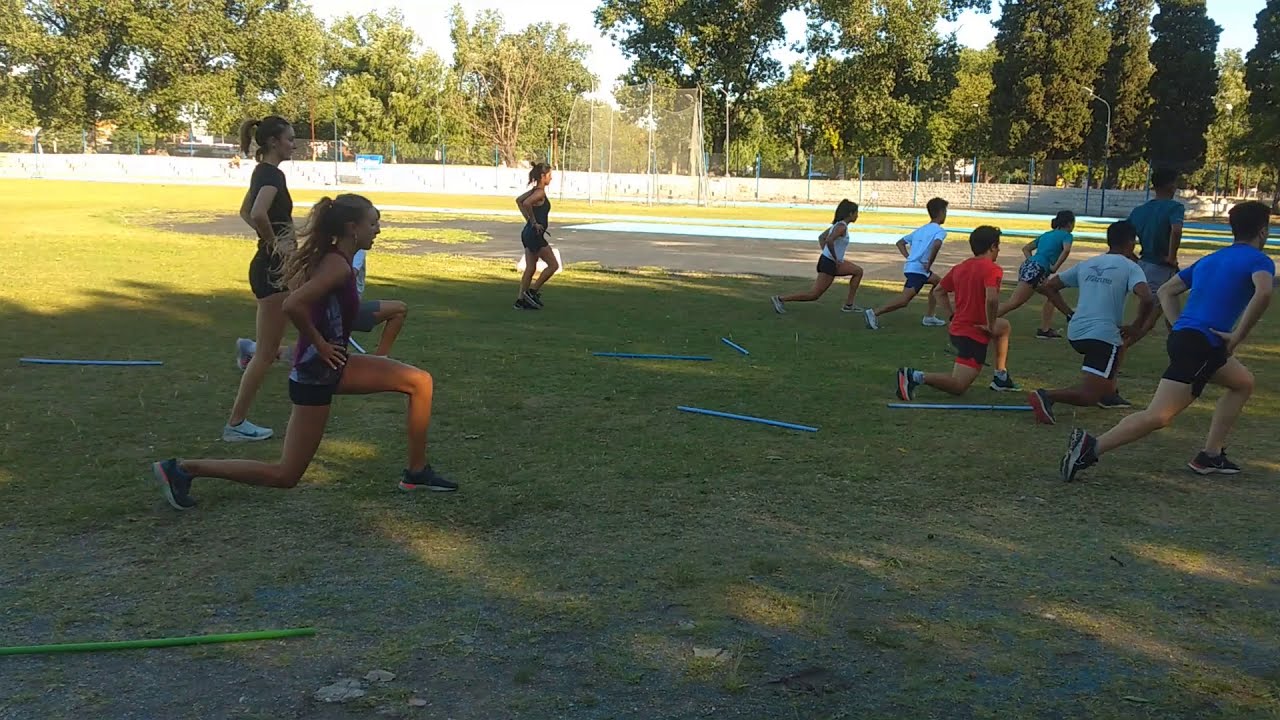 Atletismo: entrenamiento de fuerza general