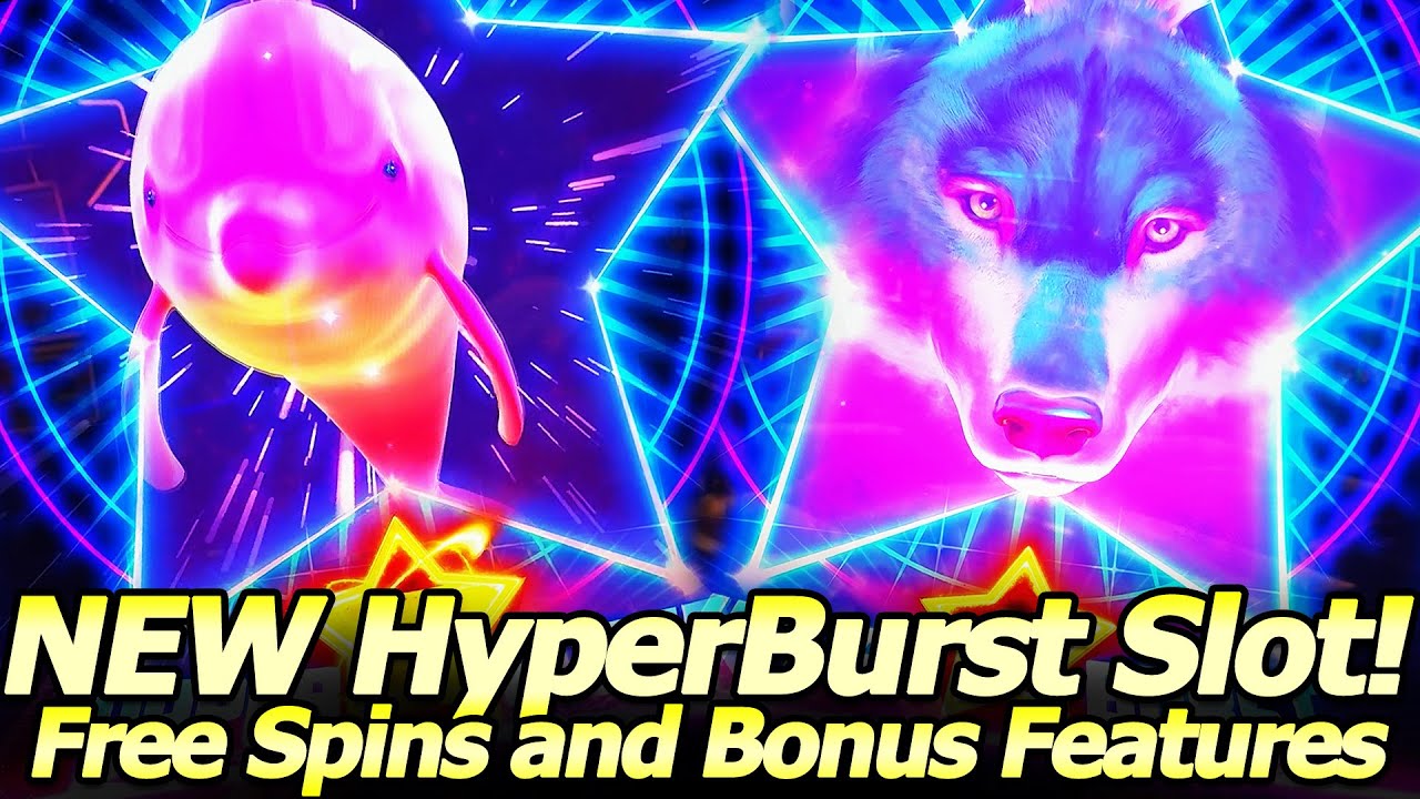 NEW Hyper🌟Burst Slot Machine! 🐬 Dolphin Voyage and 🐺 StarDog Free Games and Features in Las Vegas!