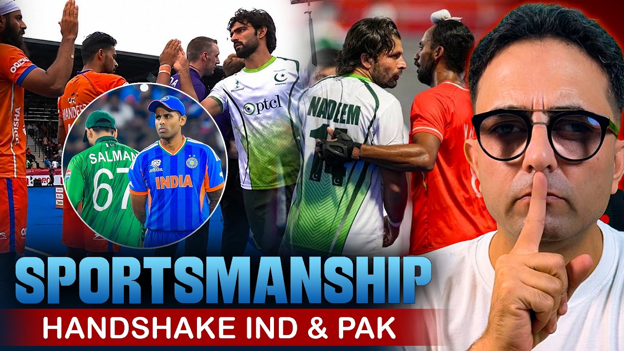 Sportsmanship Wins the Day! Pakistan & Indian Hockey Players Shake Hands & Hug After Semi-Final!