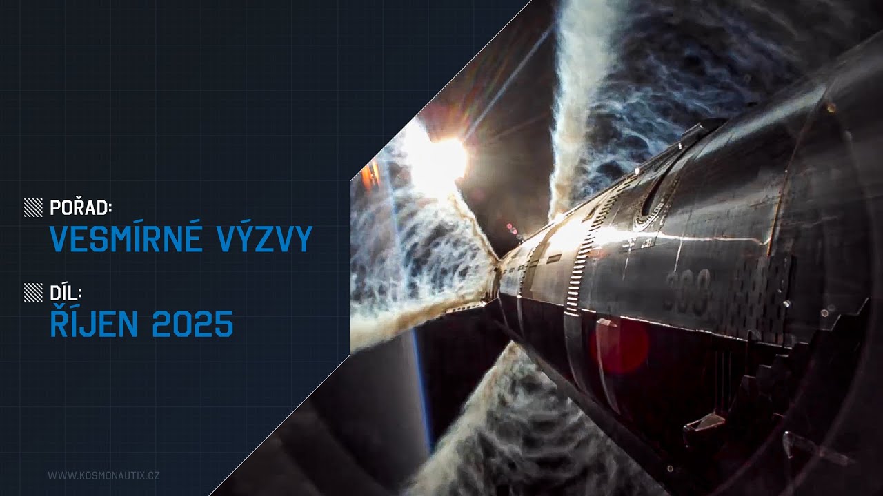Vesmírné výzvy - Říjen 2025