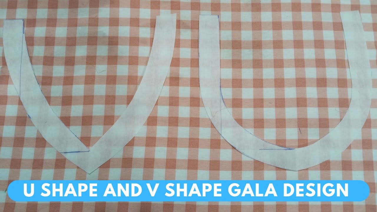 Trending V-Shape &bU-Shape Gala Design 2026 | Easy & Clean Finish