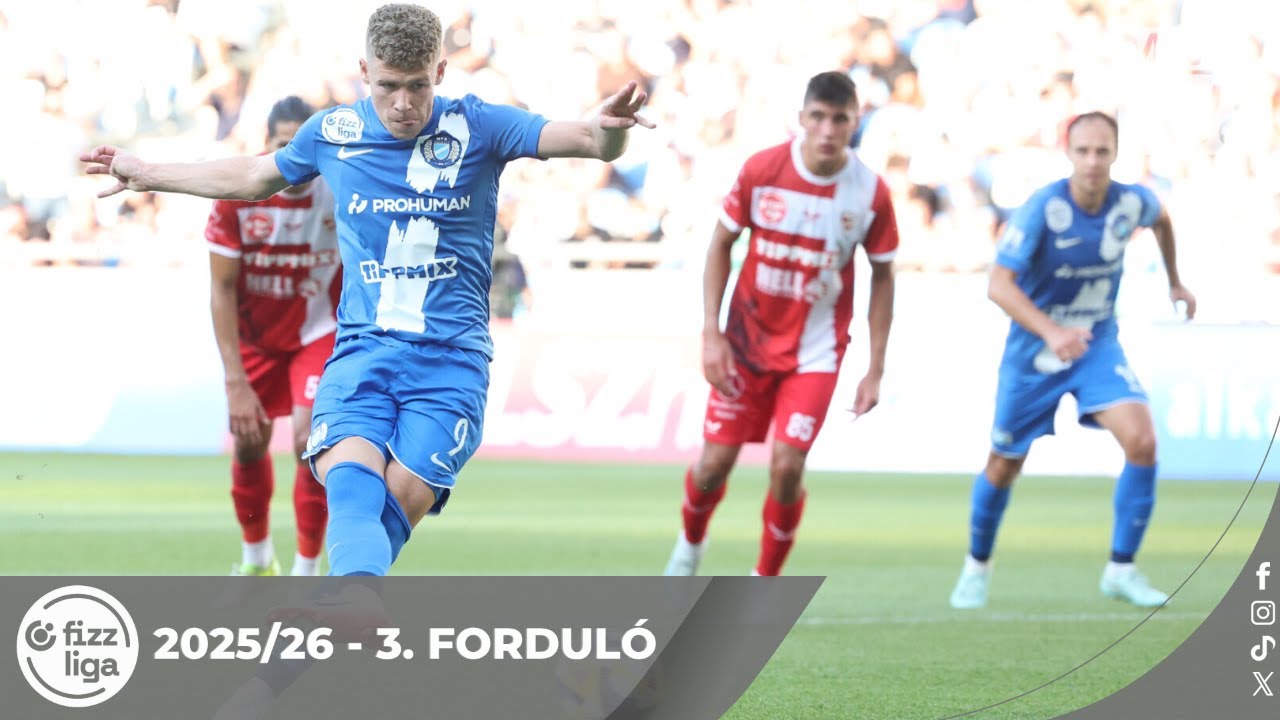 MTK Budapest – DVTK | 5-0 | (4-0) | Fizz Liga | 3. forduló | MLSZTV