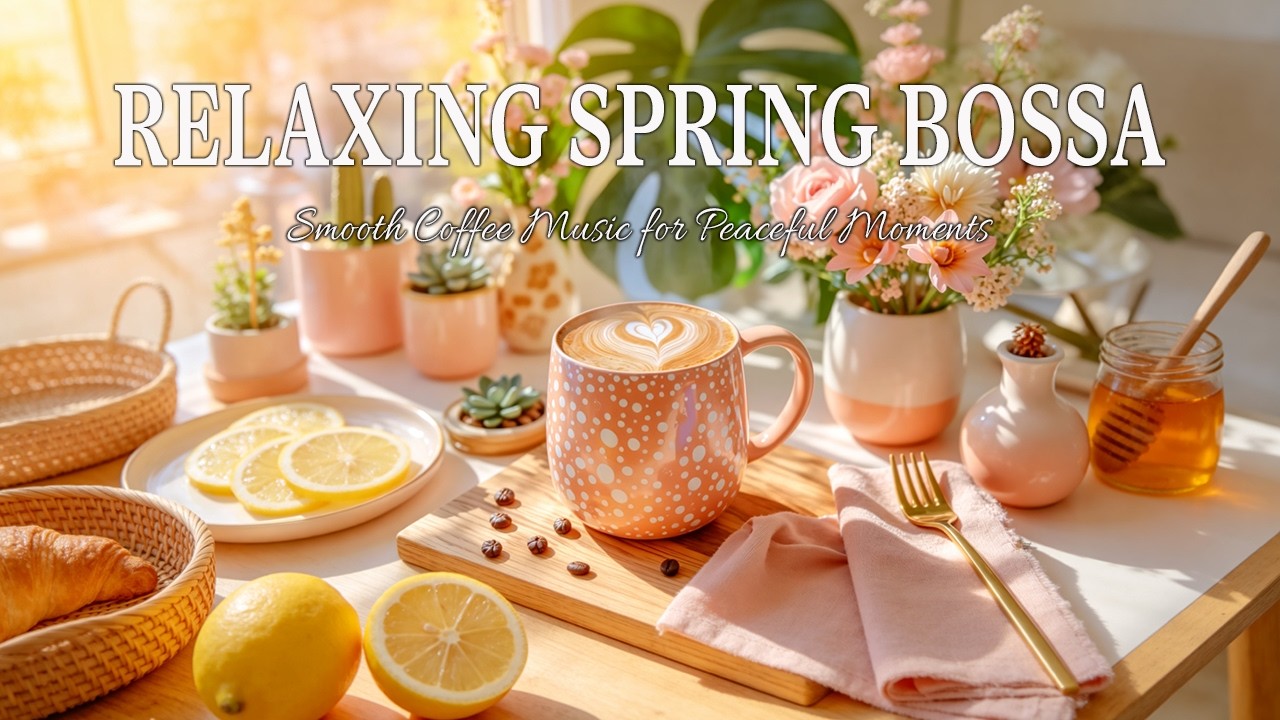 Relaxing Bossa Nova Jazz - Sweet Music background Coffee Shop Vibes for Relaxing Spring Mornings