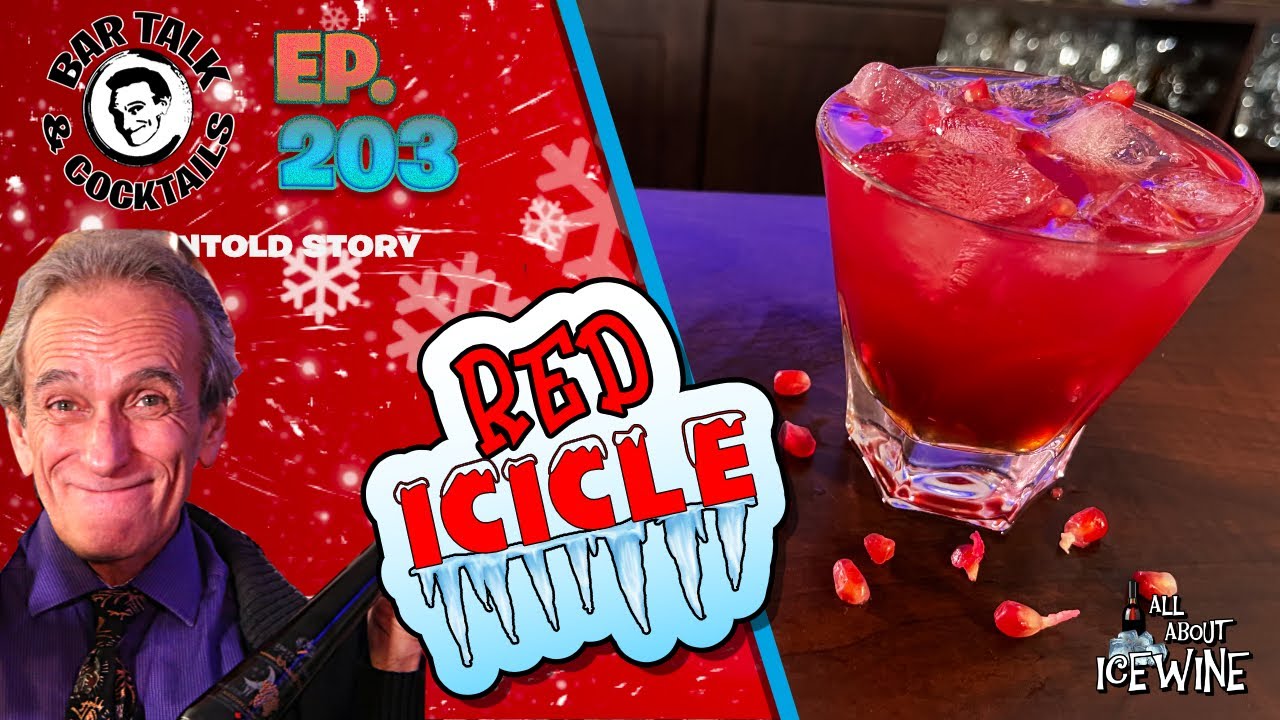 The RED ICICLE COCKTAIL (Super Easy) | Ice Wine Drinks | Bar Talk & Cocktails
