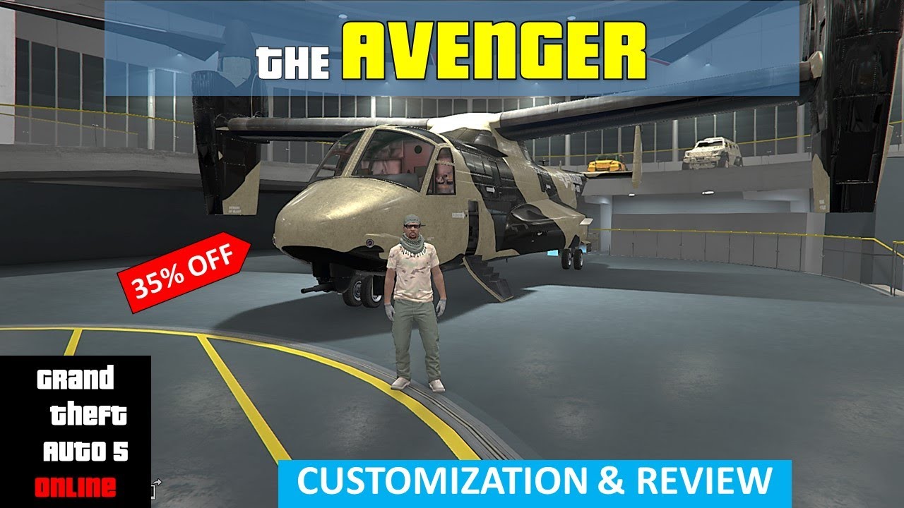 Avenger Best Customization & Review (AV-22 Osprey)(GTA 5 Online Doomsday Heist)