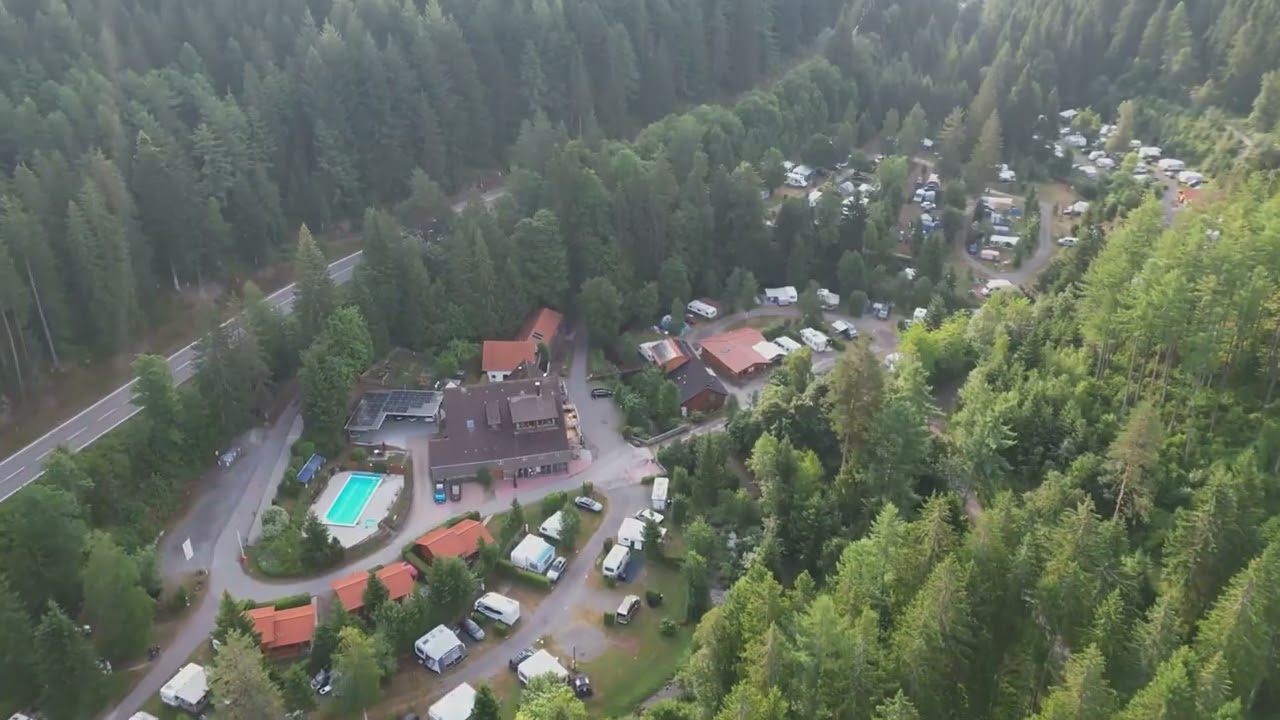 Luftvideo Natur-Camping Langenwald