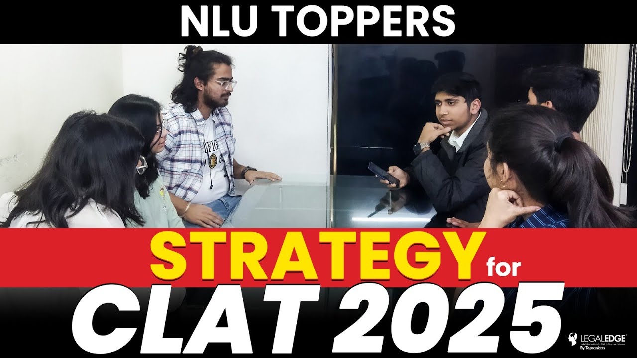 CLAT 2025: Roundtable Discussion with NLSIUians | Toppers Strategy & Tips | CLAT 2025 Preparation