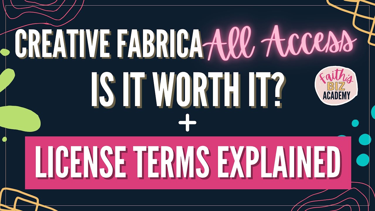 Creative Fabrica All Access — стоит ли оно того? (Условия лицензии объяснены)