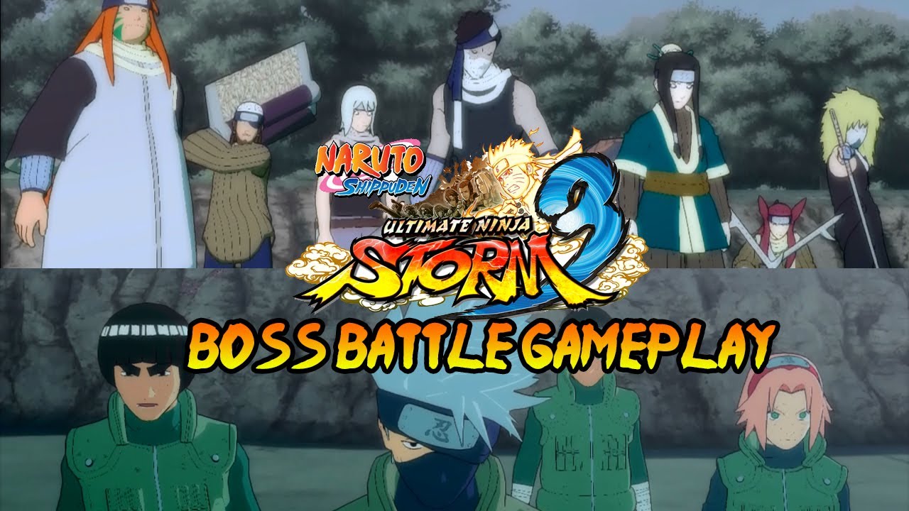 Naruto Ultimate Ninja Storm 3: сюжетный режим: Эдо Забуза против Какаши. Полный геймплей битвы с ...
