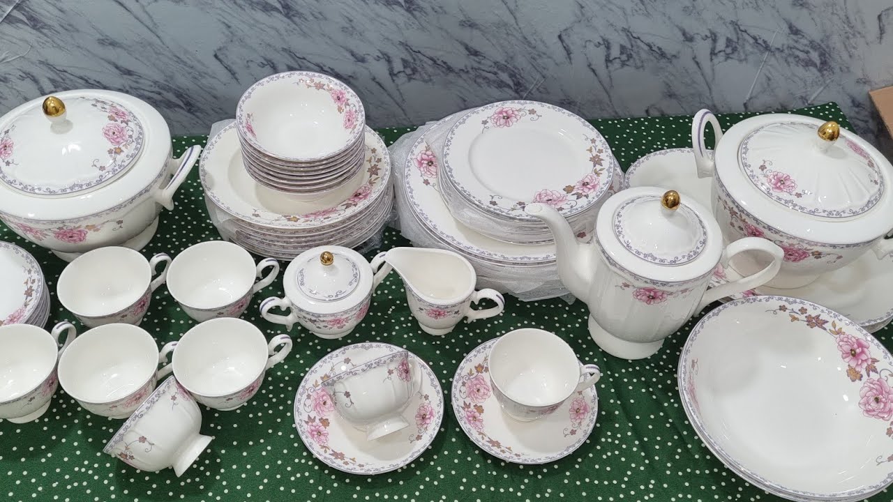 Dinner 🍽 Set Unboxing |61 pieces  |PRICE 35000 PKR