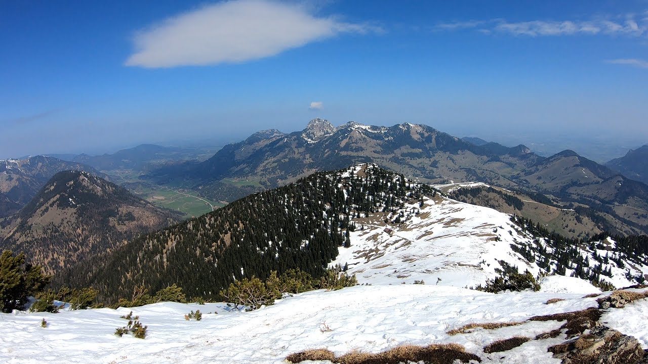 Bayrischzell &rarr; Kleiner & Gro&szlig;er Traithen &rarr; Steilnerjoch &rarr; Br&uuml;nnstein  ( Mangfallgebirge )