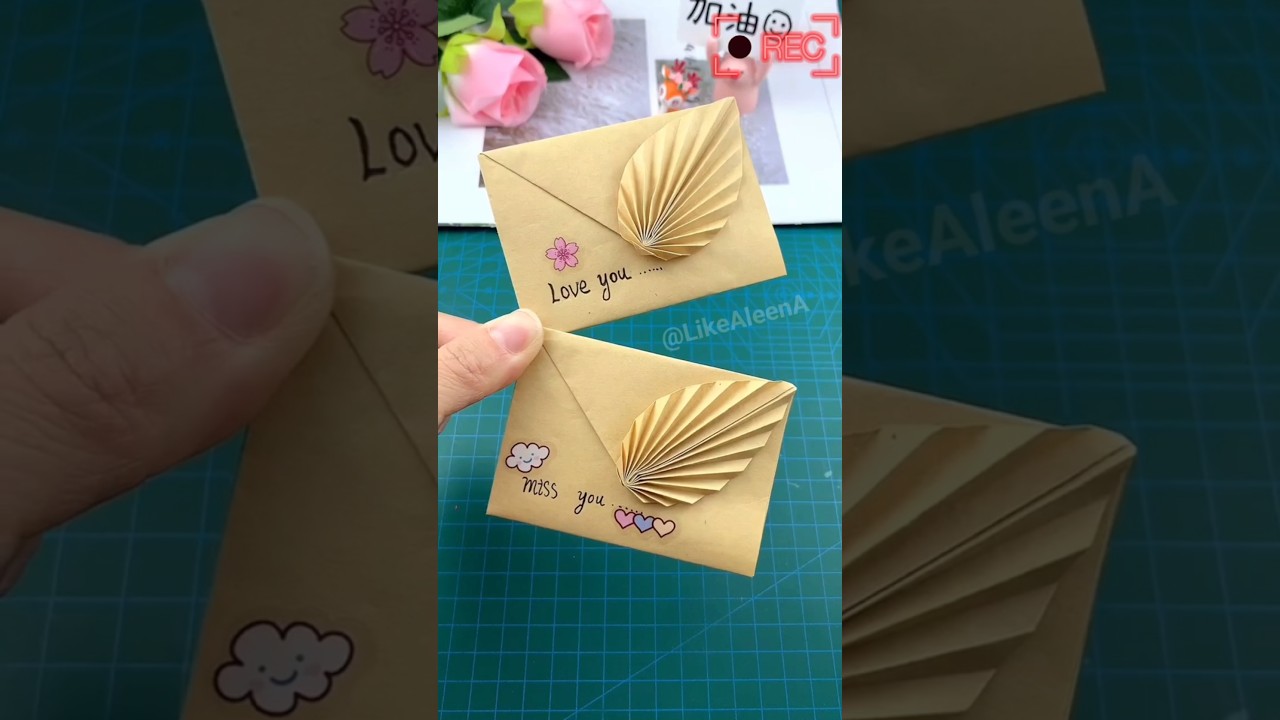 DIY Origami Envelope | Easy Handmade Gift & Paper Craft Tutorial! 