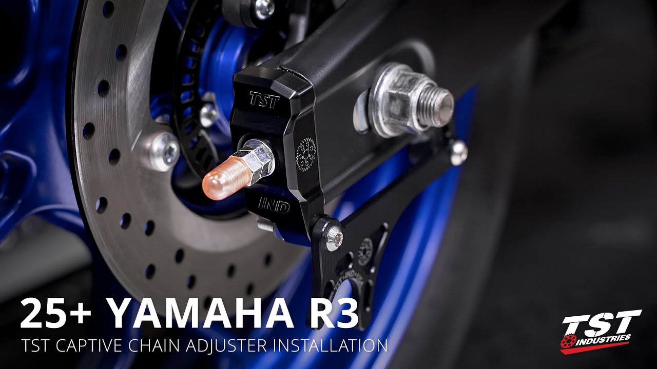 How to Install TST Captive Chain Adjusters on 2025+ Yamaha YZF-R3 by TST Industries
