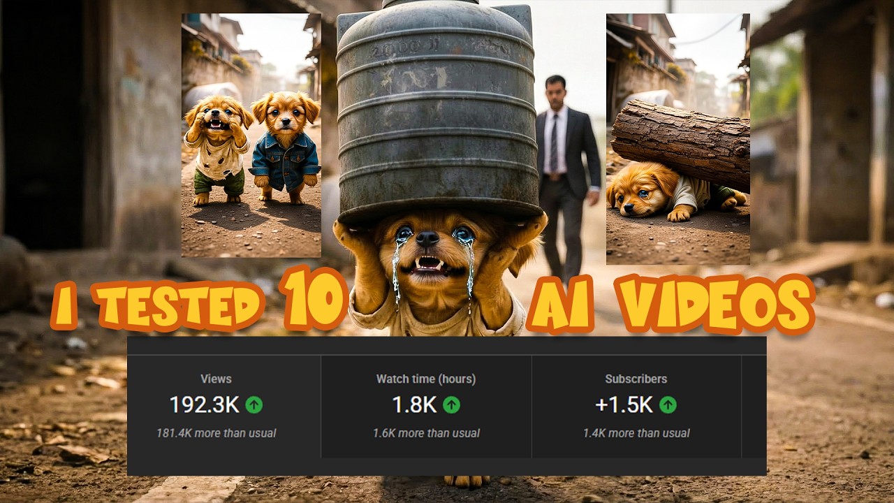 The BEST Niche for Bulk AI Videos (I Tested 10 Videos)
