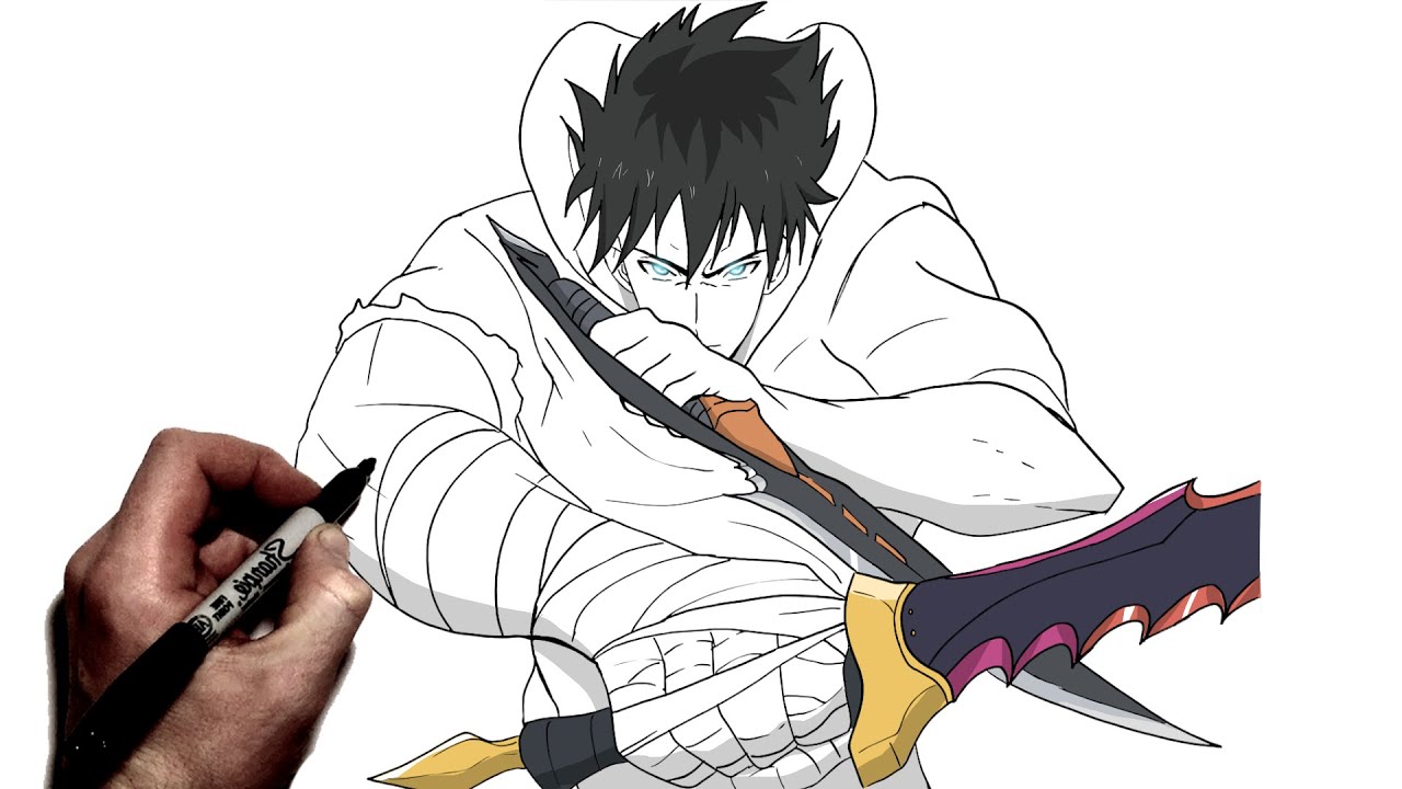 How To Draw Sung Jinwoo Shadow Monarch | Step By Step | Solo Leveling