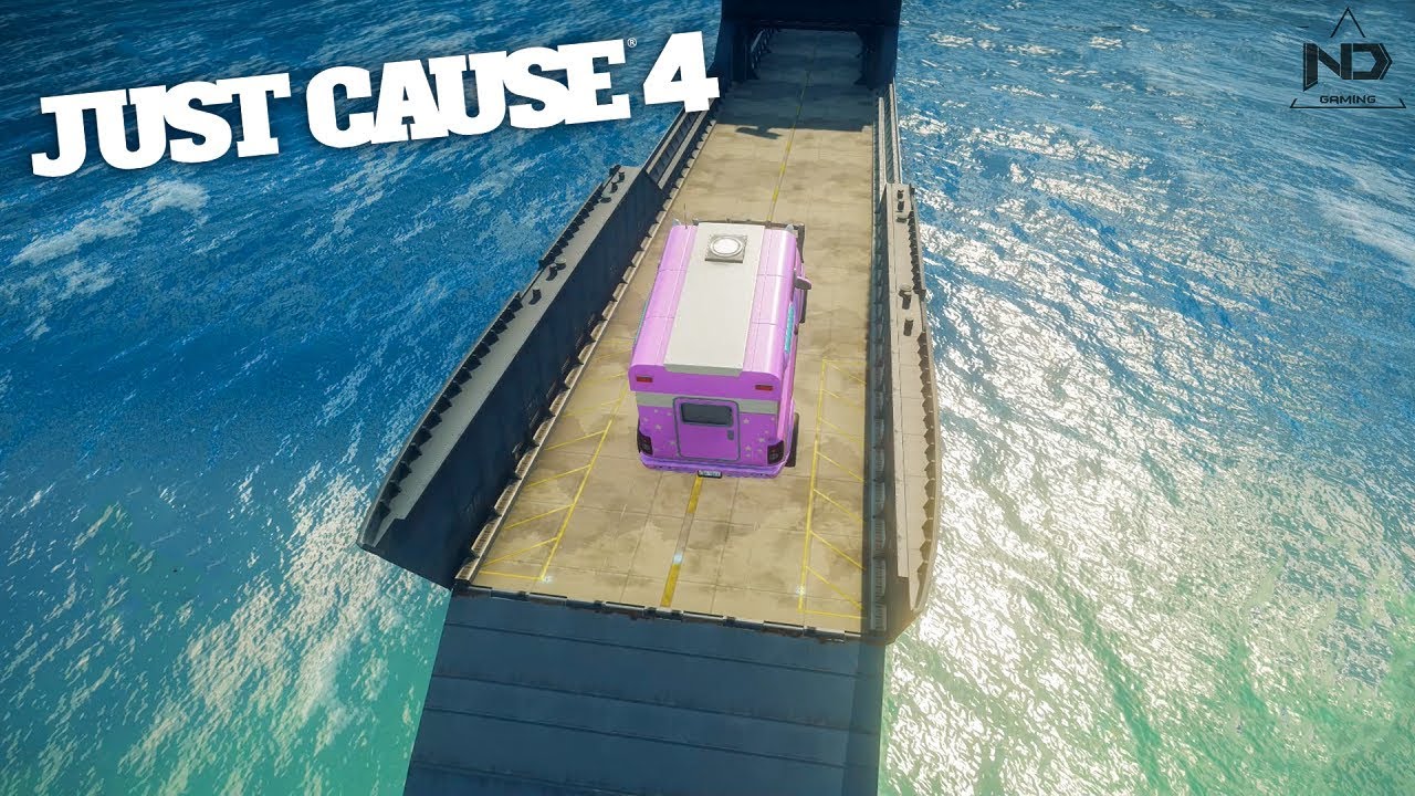 Just Cause 4 #86 - Thử Thách Phóng Các Phương Tiện Lên Phà