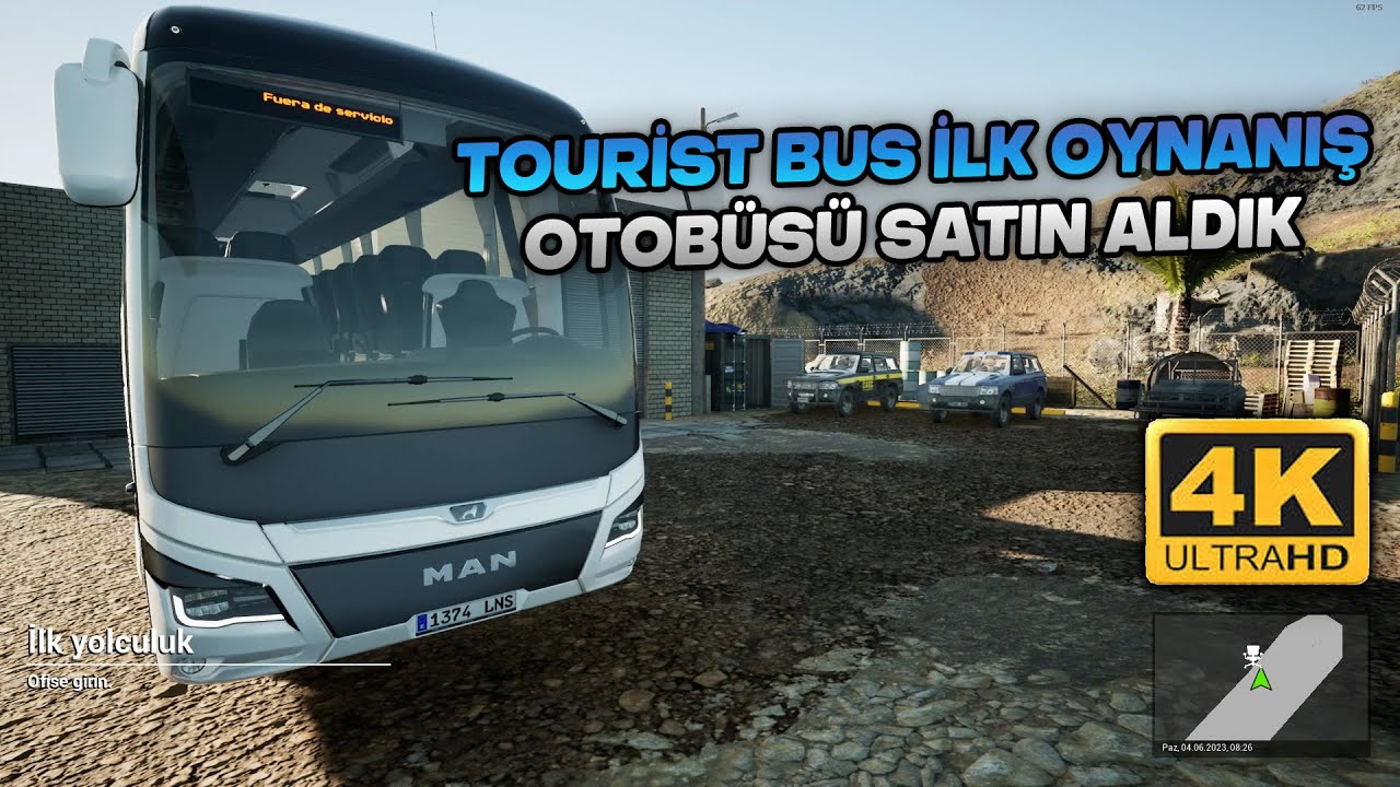 TOURİST BUS | İLK OYNANIŞ | LOGİTECH G29 | GAMEPLAY ''4K''