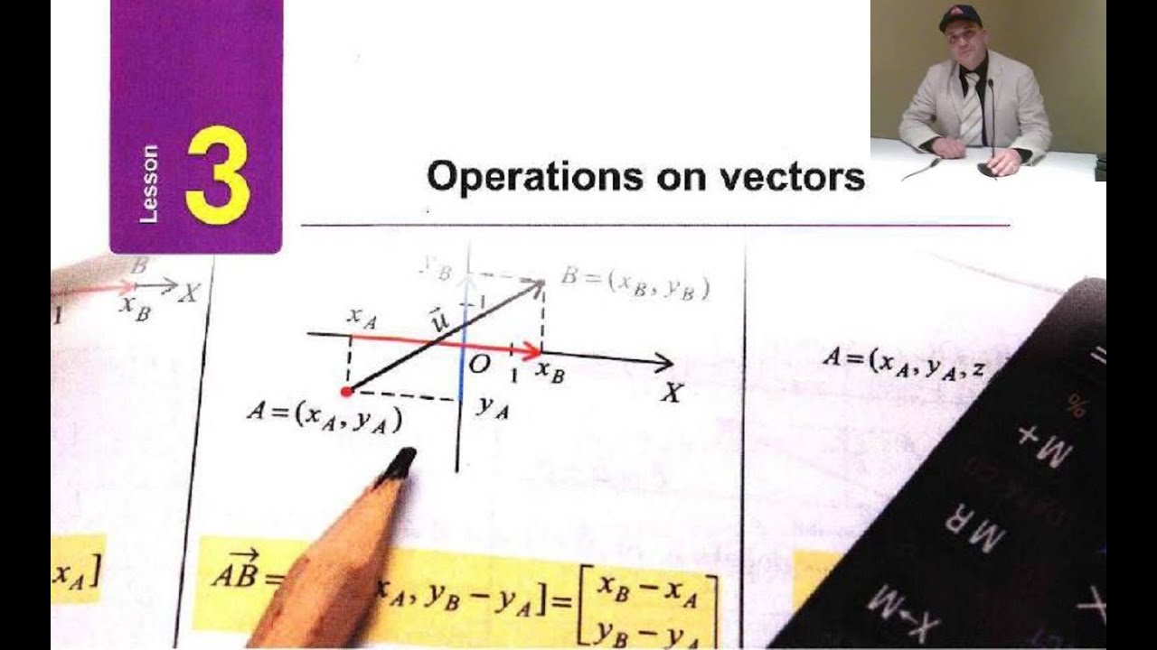 solving exercise 3 geometry, operations on vectors, elmoasser, secondary 1, term 2, 2025