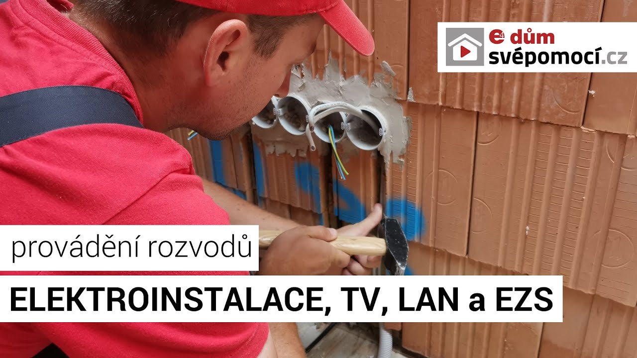 038# Elektřina, TV, LAN a zabezpečovací systém | e4 dům svépomocí