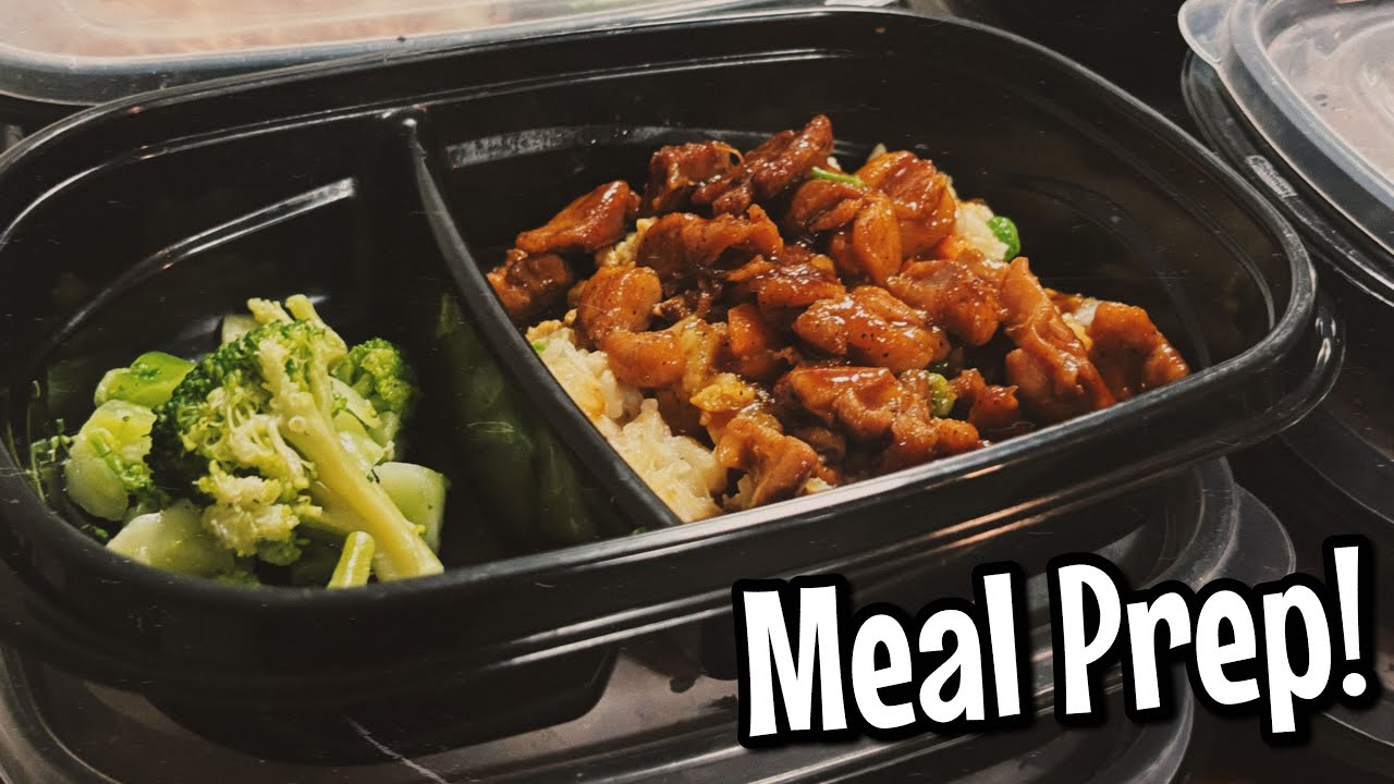 Meal Prepping Chicken Teriyaki Rice Bowls! 