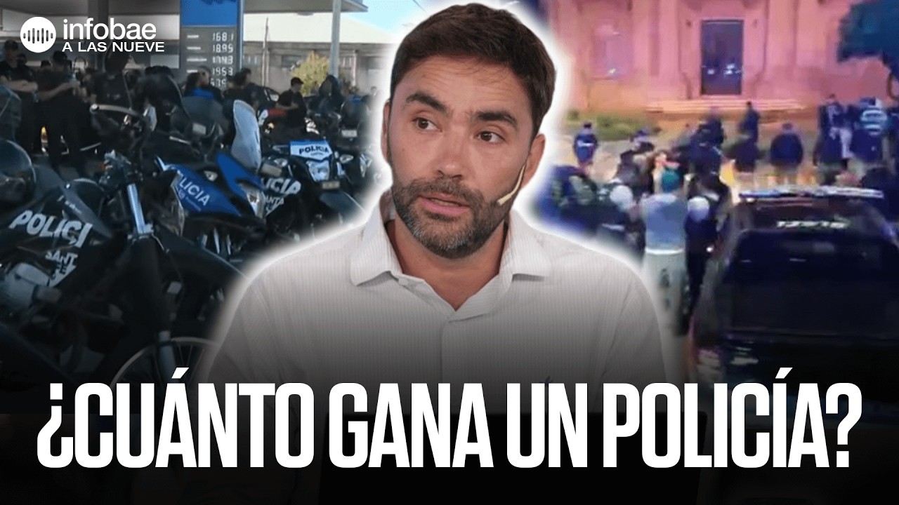 PROTESTA de la POLICÍA en SANTA FE: Reclaman MEJORAS SALARIALES
