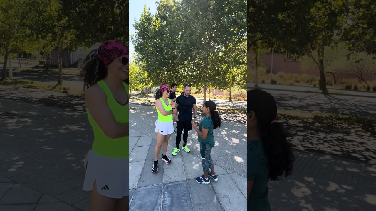 Day 66 – Father & Daughter Fitness Challenge in Public 💥