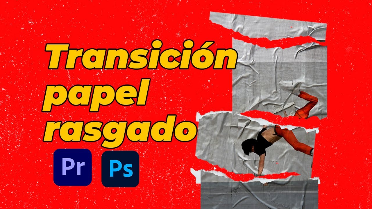 Tutorial transición papel rasgado + recursos gratis/ Premiere pro y photoshop