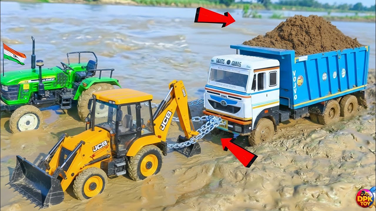 Mahindra Truck Sand Loading John Deere Swaraj Volvo Dumper Auto Rickshaw ickshaw Accident Jcb7cx ? 
