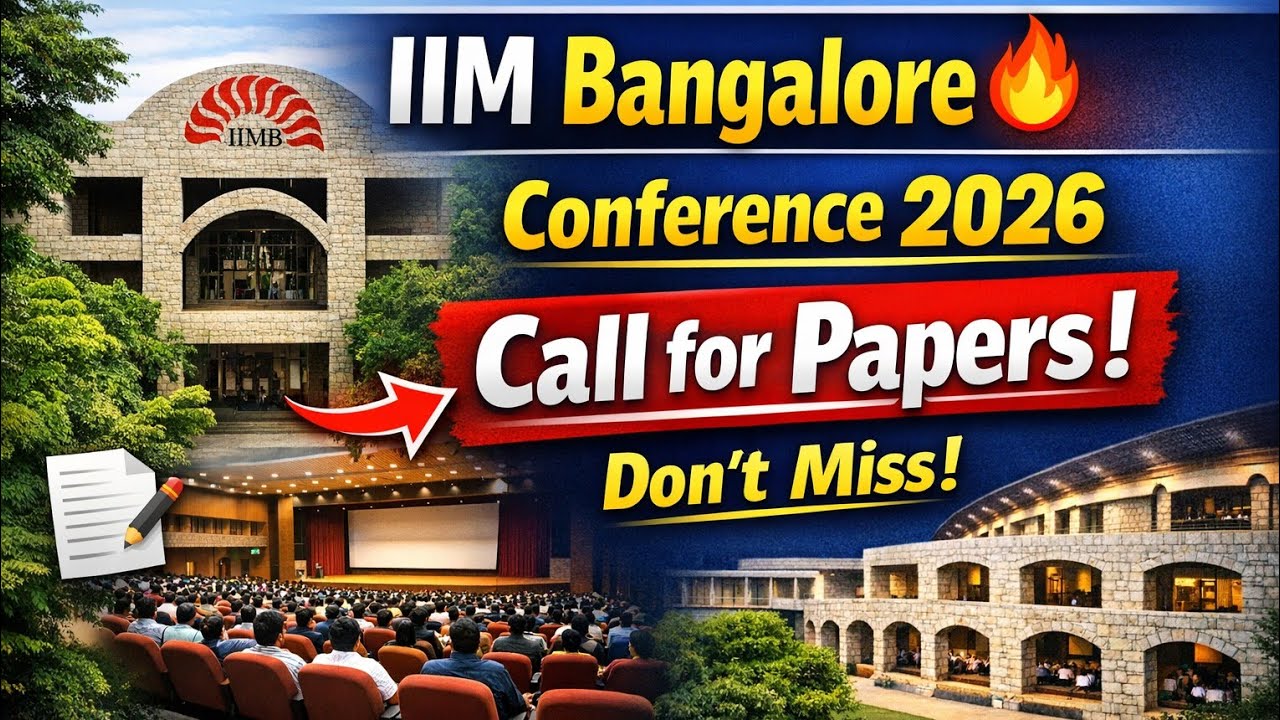 Research Conference 2026 | IIM Bangalore | All Details | Phaipedia