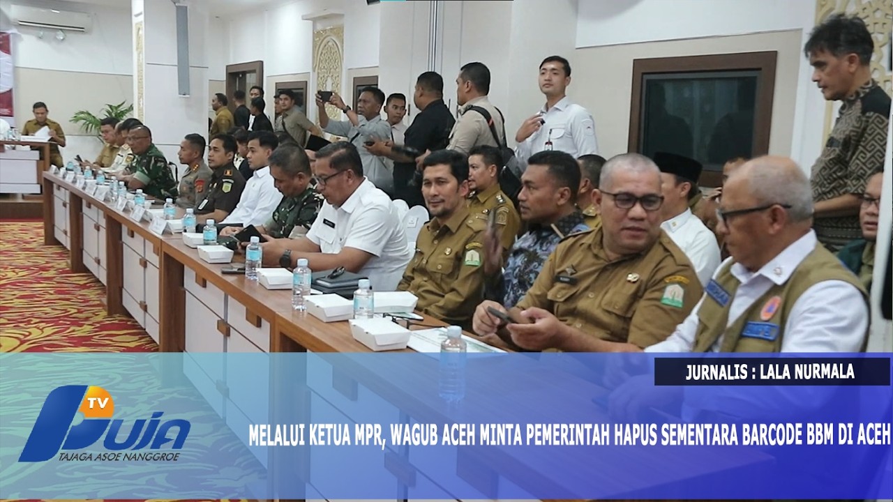 Melalui Ketua MPR, Wagub Aceh Minta Pemerintah Hapus Sementara Barcode BBM di Aceh
