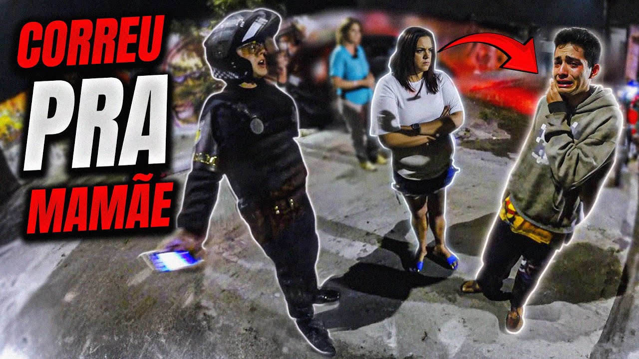 Abordados MIMADOS Recebendo EDUCAÇÃO da Polícia!