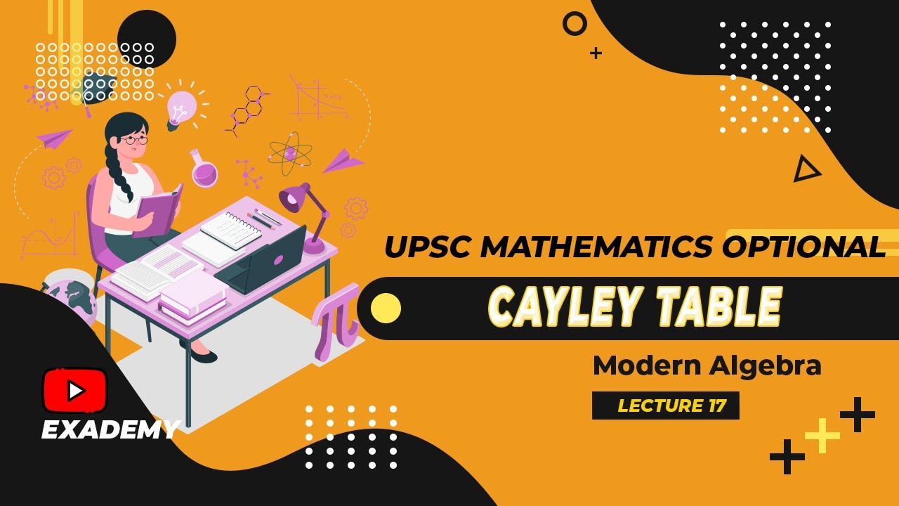 UPSC Mathematics Optional | Modern Algebra | Lecture 17 - Cayley Table