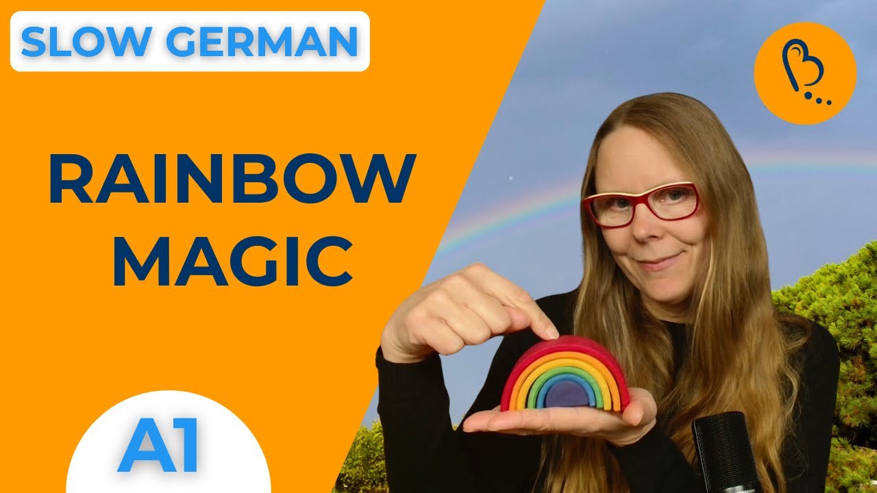 Learn German with Rainbows 🌈| Easy Vlogs #3 | German Comprehensible Input [A1] - Beginner