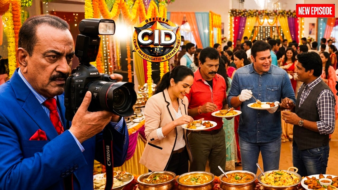 CID Team पहुंची शादी में खाना खाने ACP बना Cameraman|| CID | Latest  Episode ||
