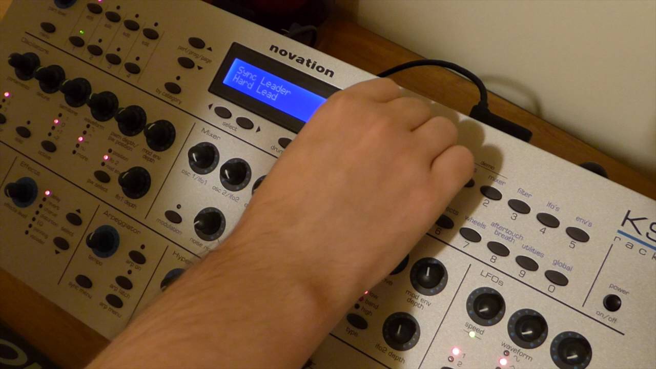 Novation KS Rack (Programme presets - Part 1)