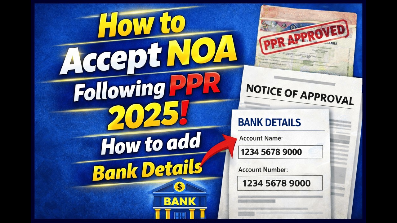 PPR ২০২৫ অনুযায়ী NOA Accept এবং ব্যাংক ডিটেইলস add করার নিয়ম | How to Accept NOA & Add Bank Details